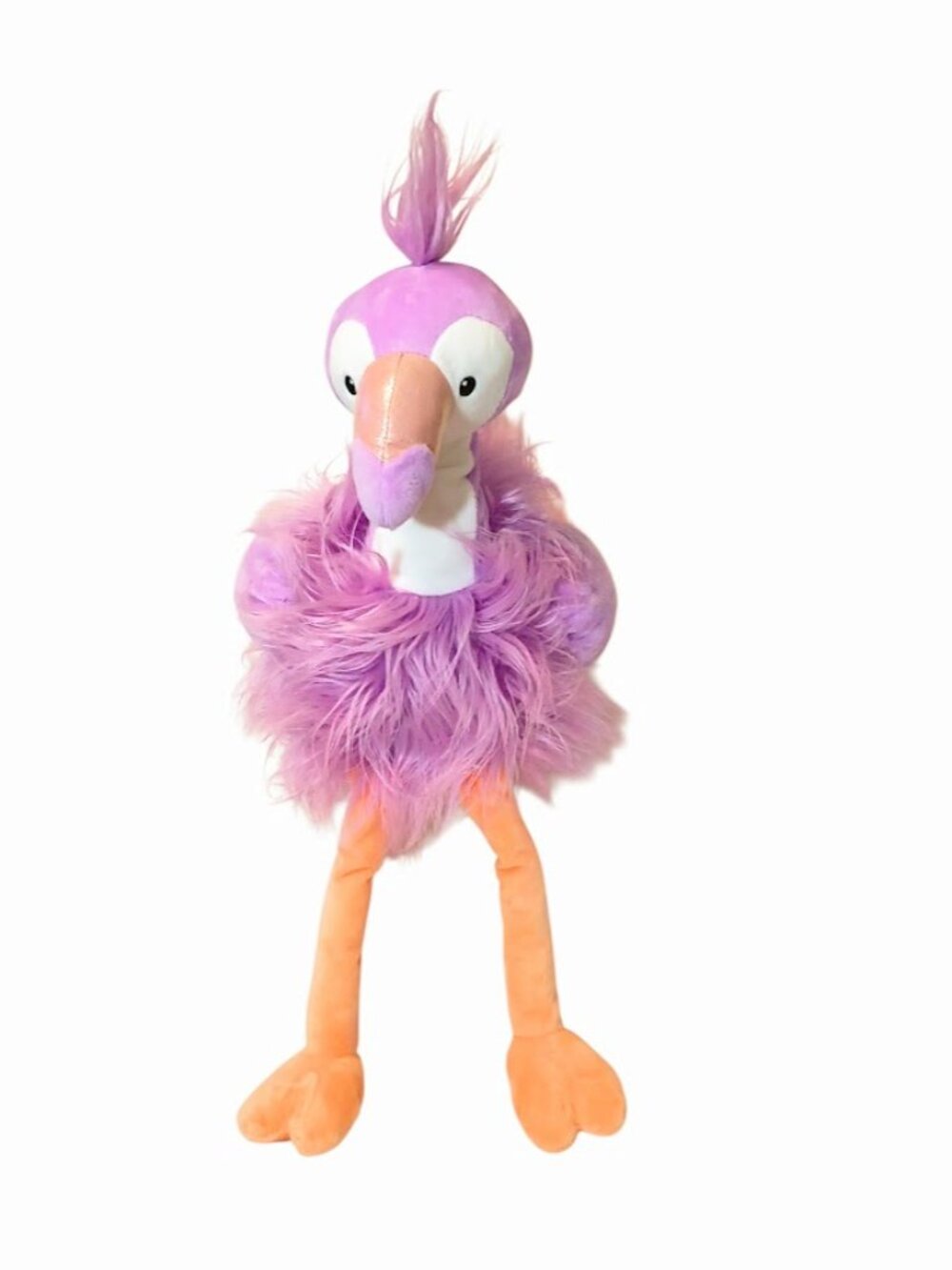 2020 Animal Adventure Purple Flamingo Long Legs Stuffed Plush Toy 18"